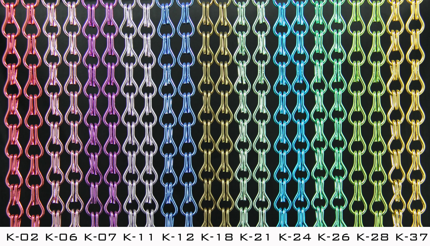 Aluminum Chain Link Curtain