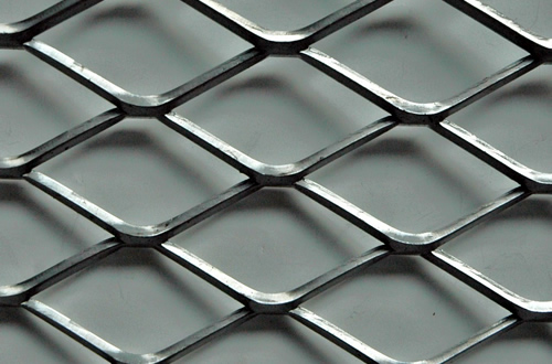 Low carbon steel expanded metal mesh