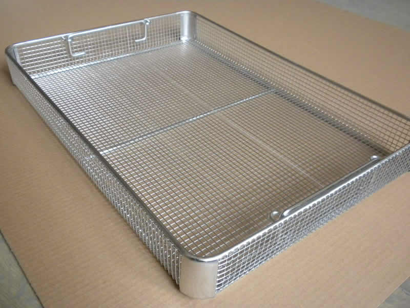 Metal Wire Basket and Tray