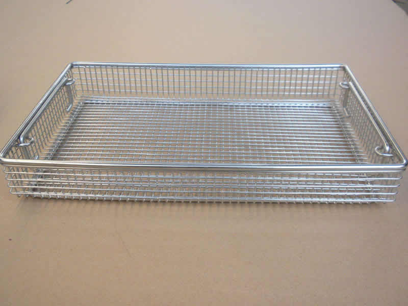 Metal Wire Basket and Tray